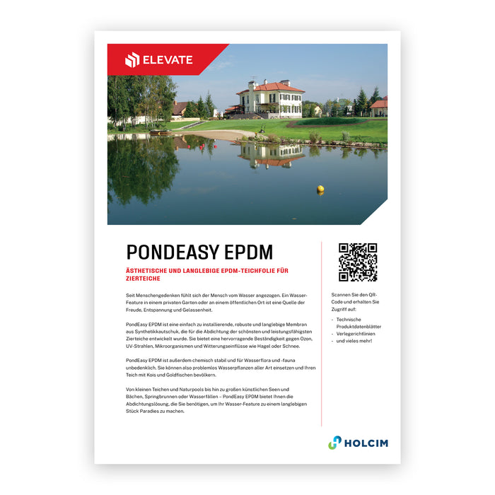 A4 brochure commerciale PondEasy EPDM