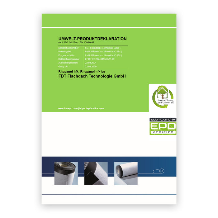 Rhepanol HFK Environmental Product Declaration EPD - DE