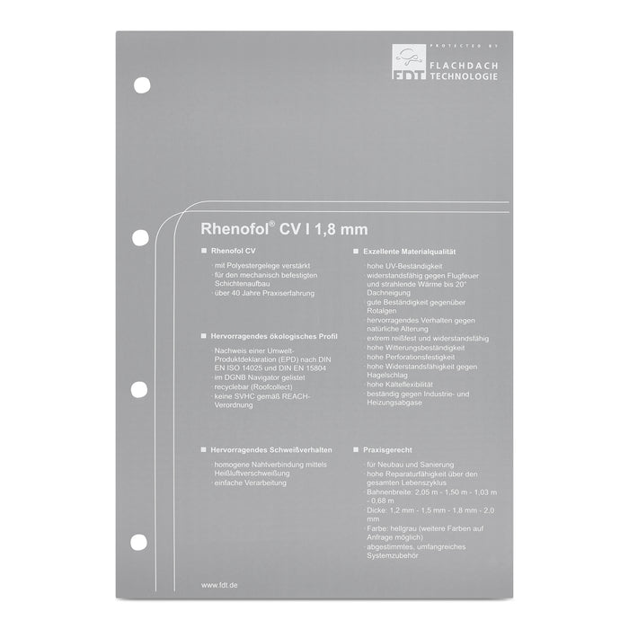 Rhenofol CV sample 1.8mm - DE