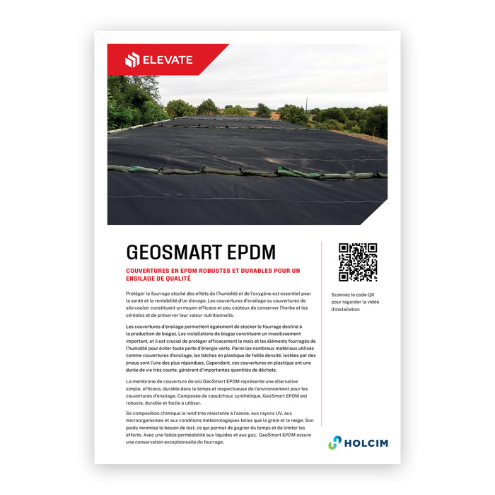 A4 GeoSmart EPDM-Verkaufsblatt für Silageabdeckung