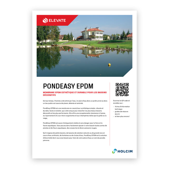 A4 brochure commerciale PondEasy EPDM