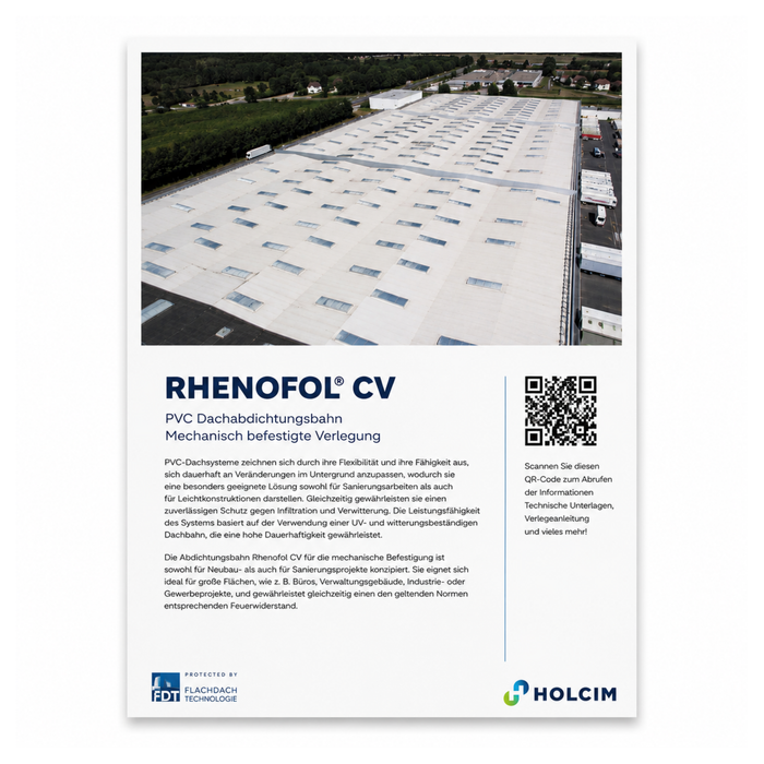 Rhenofol CV sales sheet