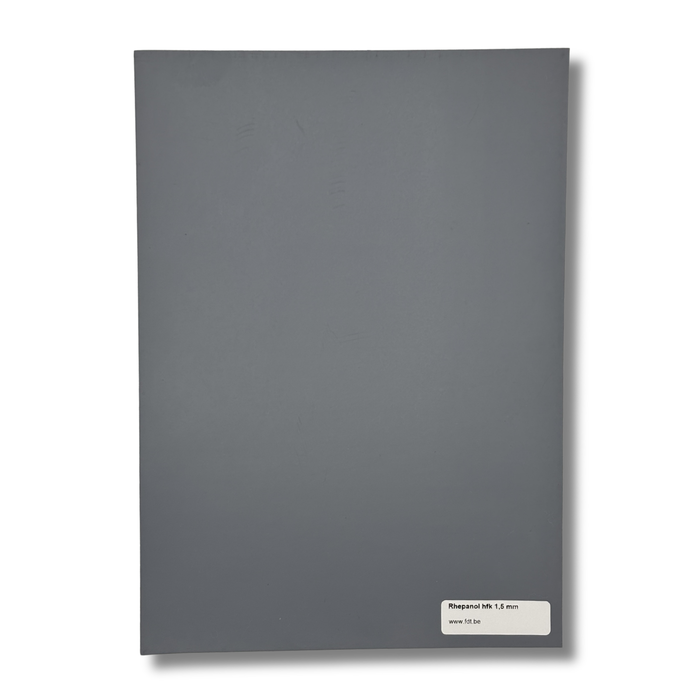 Rhepanol HFK samples 1,5mm grey